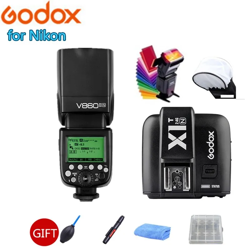 Godox Ving V860II-N 2.4G Wireless TTL HSS Li-on Battery Camera Flash Speedlite for Nikon DSRL D800 D700 D7100 D7000 D5200 D5100
Godox Ving V860II-N 2.4G Wireless TTL HSS Li-on Battery Camera Flash Speedlite for Nikon DSRL D800 D700 D7100 D7000 D5200 D5100