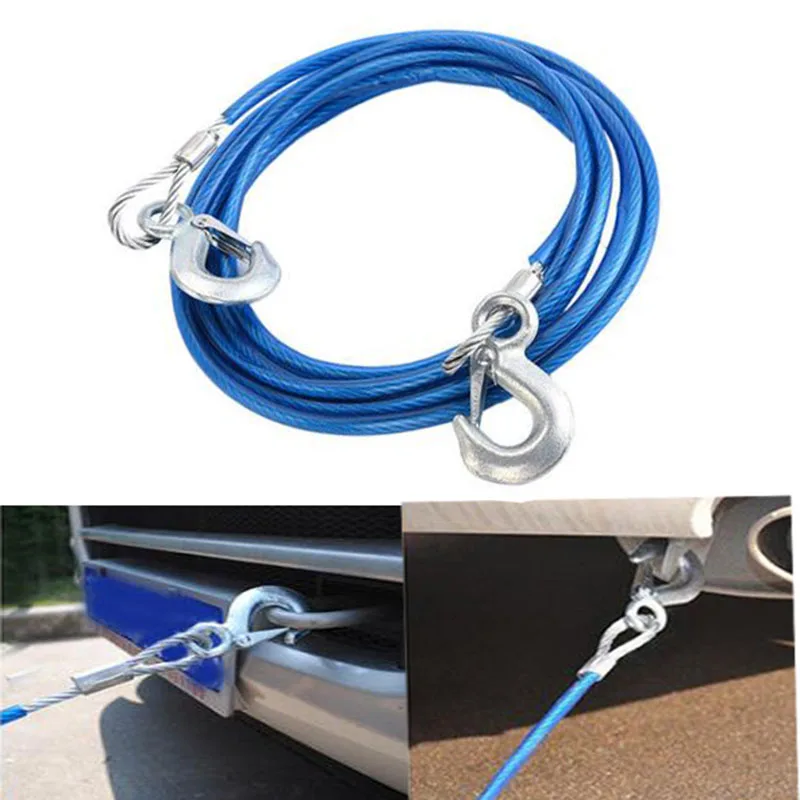 Heavy Duty Self-Rescue Car Tow Rope Strap Belt Nylon Strong Hook Towing Cable Trailer 6 Ft 3Tons High Strenght
Heavy Duty Self-Rescue Car Tow Rope Strap Belt Nylon Strong Hook Towing Cable Trailer 6 Ft 3Tons High Strenght