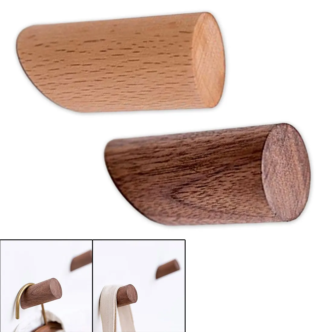 Hot Natural Wood Clothes Hanger Wall Mounted Sundries Handbag Hat Scarf Hook Decorative Key Holder Bathroom Storage Rack
Hot Natural Wood Clothes Hanger Wall Mounted Sundries Handbag Hat Scarf Hook Decorative Key Holder Bathroom Storage Rack