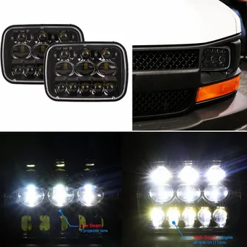 69W 5X7 7X6 inch Rectangular Sealed Beam LED Headlight for H6014 H6052 H6054 H6052 LED Headlight 1 Pair
69W 5X7 7X6 inch Rectangular Sealed Beam LED Headlight for H6014 H6052 H6054 H6052 LED Headlight 1 Pair