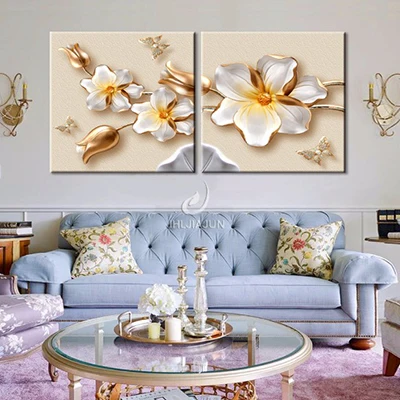 2 pieces Modular 3D HD pictures Household adornment flowers image art wall oil painting Print on modern canvas print(no frame)
2 pieces Modular 3D HD pictures Household adornment flowers image art wall oil painting Print on modern canvas print(no frame)
