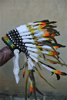 orange feather headdress headpiece for event festival costumes supply feather headband
orange feather headdress headpiece for event festival costumes supply feather headband