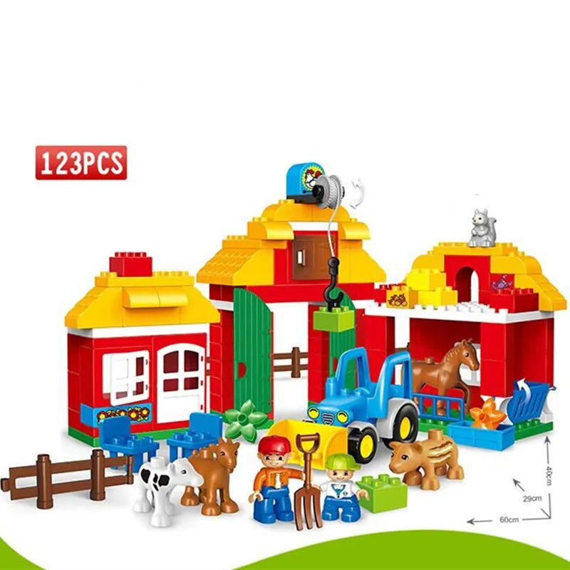 123PCSLarge particles building blocks accessories farm animals zoo compatib DIY Toys Compatible Christmas Gifts Bricks
123PCSLarge particles building blocks accessories farm animals zoo compatib DIY Toys Compatible Christmas Gifts Bricks