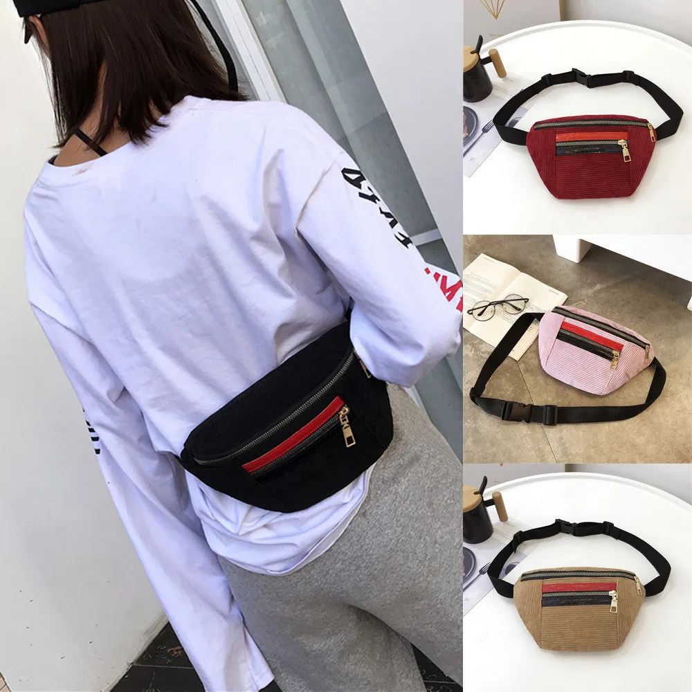 MUQGEW Women Men Corduroy Waist Bag Ladies Designer Canvas Fanny Pack Fashion Street Money Phone Chest Banana Bag Bum Belt Bags
MUQGEW Women Men Corduroy Waist Bag Ladies Designer Canvas Fanny Pack Fashion Street Money Phone Chest Banana Bag Bum Belt Bags