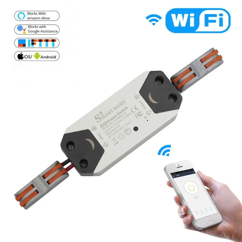 WiFi Smart Light Switch Module Universal Breaker Timer Smart Life APP Wireless Remote Control Works with Alexa Google Home
WiFi Smart Light Switch Module Universal Breaker Timer Smart Life APP Wireless Remote Control Works with Alexa Google Home
