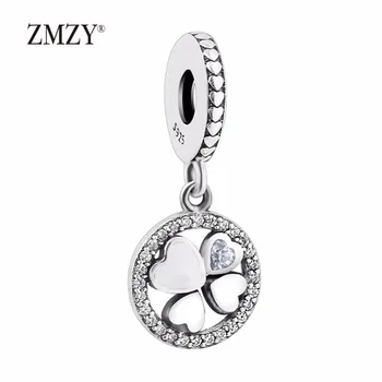 ZMZY Original Love Clover Dangle Beads Fits Snake chain Bracelet DIY Making 925 Sterling Silver Jewellry Women Gift
ZMZY Original Love Clover Dangle Beads Fits Snake chain Bracelet DIY Making 925 Sterling Silver Jewellry Women Gift