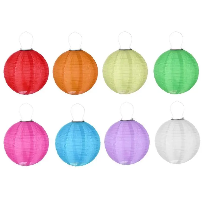 12inch Waterproof LED Solar Lamp Cloth Lantern Festival Wedding Party Hanging Lamp Light Outdoors Garden Street Yard Path Decor
12inch Waterproof LED Solar Lamp Cloth Lantern Festival Wedding Party Hanging Lamp Light Outdoors Garden Street Yard Path Decor