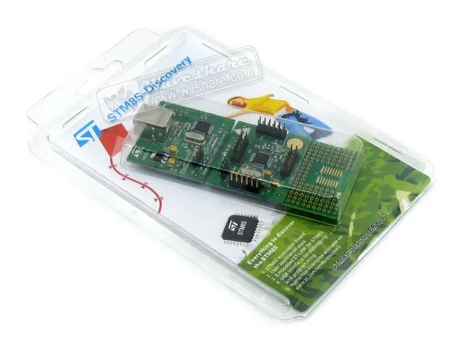 STM8S-DISCOVERY STM8S105C6T6 STM8S105 STM8S Discovery Kit Evaluation Development Board Embedded ST-Link
STM8S-DISCOVERY STM8S105C6T6 STM8S105 STM8S Discovery Kit Evaluation Development Board Embedded ST-Link