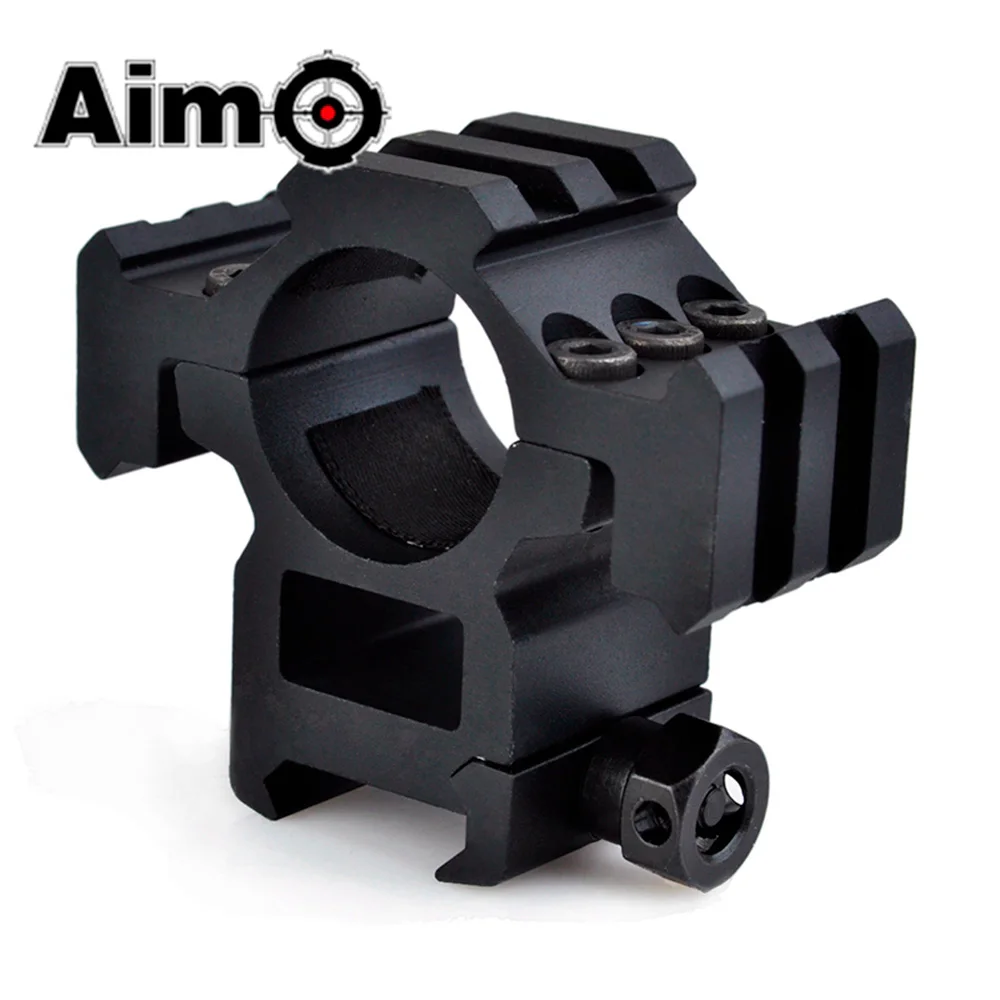 

Aim-O Tactical Riflescope Mounts Tri-Side Rail Extend 25.4 mm Ring Mount For 20MM Rails Airsoft Telescope AO9005 Hunting Optics
