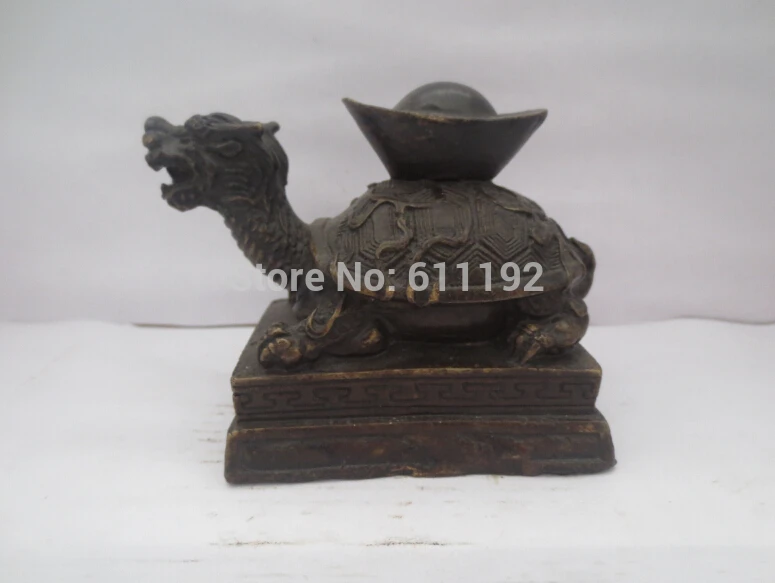 Home decoration FengShui Lucky sculpture,Antique Hand carved dragon turtle statue Metal crafts
Home decoration FengShui Lucky sculpture,Antique Hand carved dragon turtle statue Metal crafts