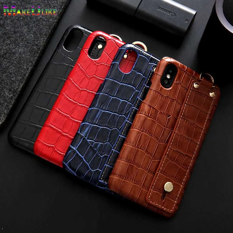 MAKEULIKE Genuine Leather Case For iPhone XR XS Max Cover Alligator Ring Hard Phone Back Case For iPhone X XS Max XR Fundas
MAKEULIKE Genuine Leather Case For iPhone XR XS Max Cover Alligator Ring Hard Phone Back Case For iPhone X XS Max XR Fundas