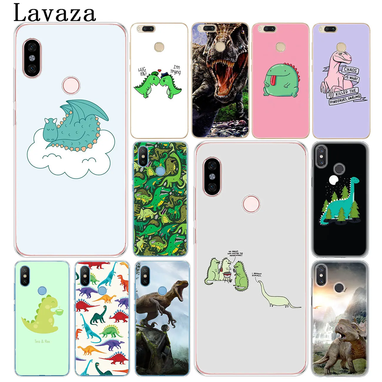 

Lavaza Anime lovely Cartoon Dinosaur Hard Phone Cover Case for Xiaomi Redmi 7A 6A 5A 4A K20 S2 GO Note 8 7 5 6 Pro Plus 4 4X