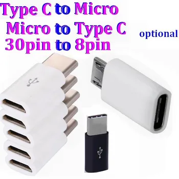 2000pcs Micro USB Female to 8 pin Male to usb 3.1 type C Connector Converter Adapter For MacBook oneplus 2 xiaomi nokia N1
2000pcs Micro USB Female to 8 pin Male to usb 3.1 type C Connector Converter Adapter For MacBook oneplus 2 xiaomi nokia N1