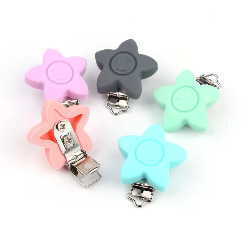 10 Pcs Smiley Sun Flower Petal Shape Baby Pacifier Clips Petal Silicone Metal Fixed Clamp Baby Accessories
10 Pcs Smiley Sun Flower Petal Shape Baby Pacifier Clips Petal Silicone Metal Fixed Clamp Baby Accessories