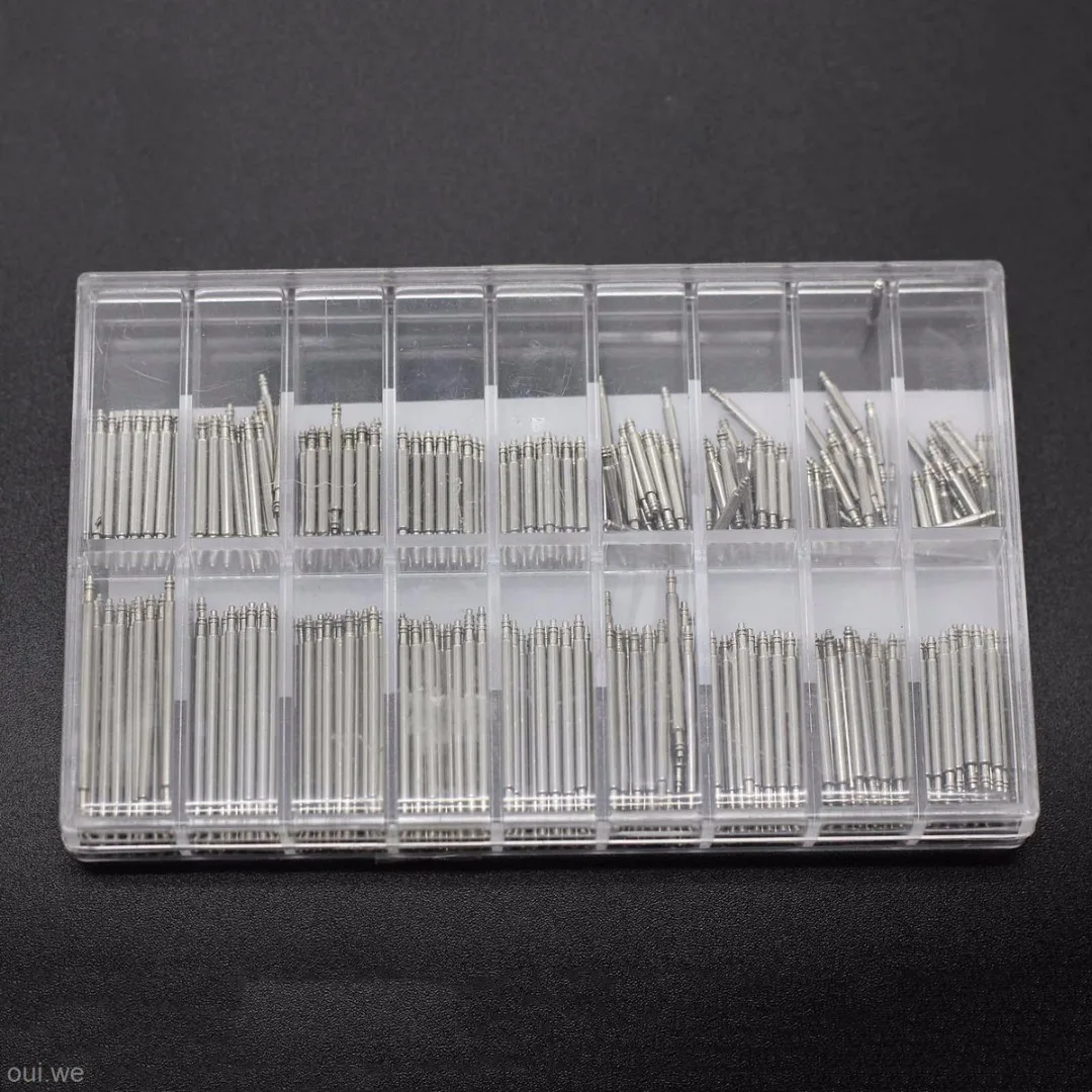 Shellhard 360pcs/box Watches Spring Bars Tool 8-25mm Stainless Steel Watch Band Spring Strap Link Pins Repair Kit
Shellhard 360pcs/box Watches Spring Bars Tool 8-25mm Stainless Steel Watch Band Spring Strap Link Pins Repair Kit