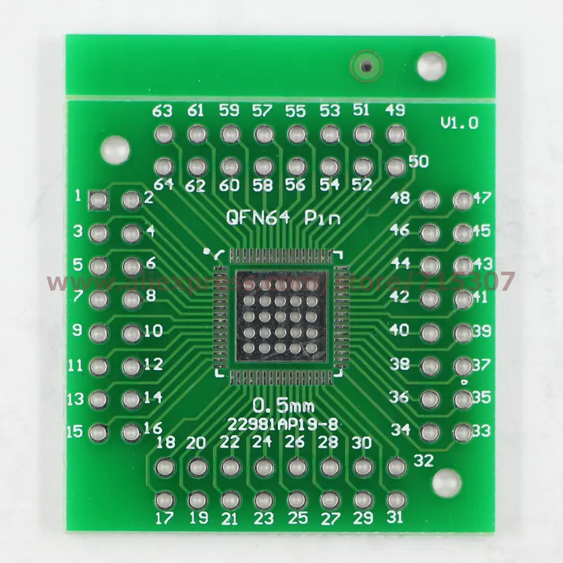 5 шт. плата адаптера QFN56/ QFN64/ QFN (smd для dip) шаг 0 мм|board board|qfn to dipboard board |