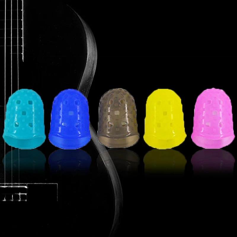 4pcs Fingertip Protector Fingerstall Silicone Guitar String Finger Guard Against the Press Finger Ballad Guitar Accessories GYH
4pcs Fingertip Protector Fingerstall Silicone Guitar String Finger Guard Against the Press Finger Ballad Guitar Accessories GYH