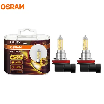 OSRAM Yellow Bulbs H8 12V 35W 2600K 62212FBR PGJ19-1 Fog Breaker Series Xenon Super Yellow Fog Bulbs Car Brighten 60%
OSRAM Yellow Bulbs H8 12V 35W 2600K 62212FBR PGJ19-1 Fog Breaker Series Xenon Super Yellow Fog Bulbs Car Brighten 60%