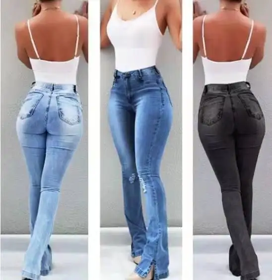 Women Vintage Washed Stretch Denim Jeans High Waist Oversized Boot Cut Jean Plus Size Pants
Women Vintage Washed Stretch Denim Jeans High Waist Oversized Boot Cut Jean Plus Size Pants