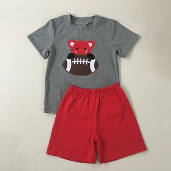 Puresun 2020 Cool Football Season Boys Summer Outfit Set Cute Ball Applique Kid Boys Summer Clothing Sets
Puresun 2020 Cool Football Season Boys Summer Outfit Set Cute Ball Applique Kid Boys Summer Clothing Sets