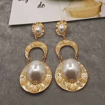 Vintage Gold Big Drop Earrings for Women Accessories Gothic Geometric Round Statement Earrings Fashion Jewelry brinco
Vintage Gold Big Drop Earrings for Women Accessories Gothic Geometric Round Statement Earrings Fashion Jewelry brinco