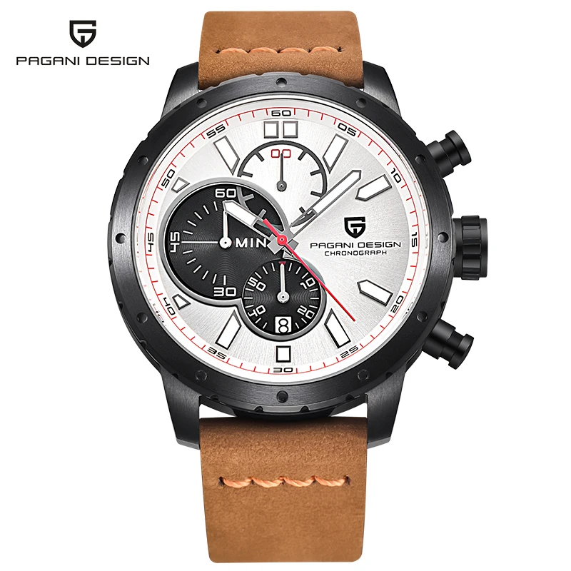 Watches Men Waterproof Chronograph Sport Quartz Watch Luxury Brand PAGANI DESIGN Military Wristwatches Clock relogio masculino
Watches Men Waterproof Chronograph Sport Quartz Watch Luxury Brand PAGANI DESIGN Military Wristwatches Clock relogio masculino