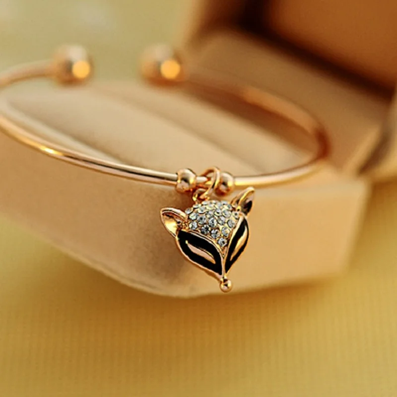 2019 New Fashion Adjustable Crystal Fox Bracelet Cuff Opening Bracelet for Women Beach Jewelry Gift Wholesale
2019 New Fashion Adjustable Crystal Fox Bracelet Cuff Opening Bracelet for Women Beach Jewelry Gift Wholesale