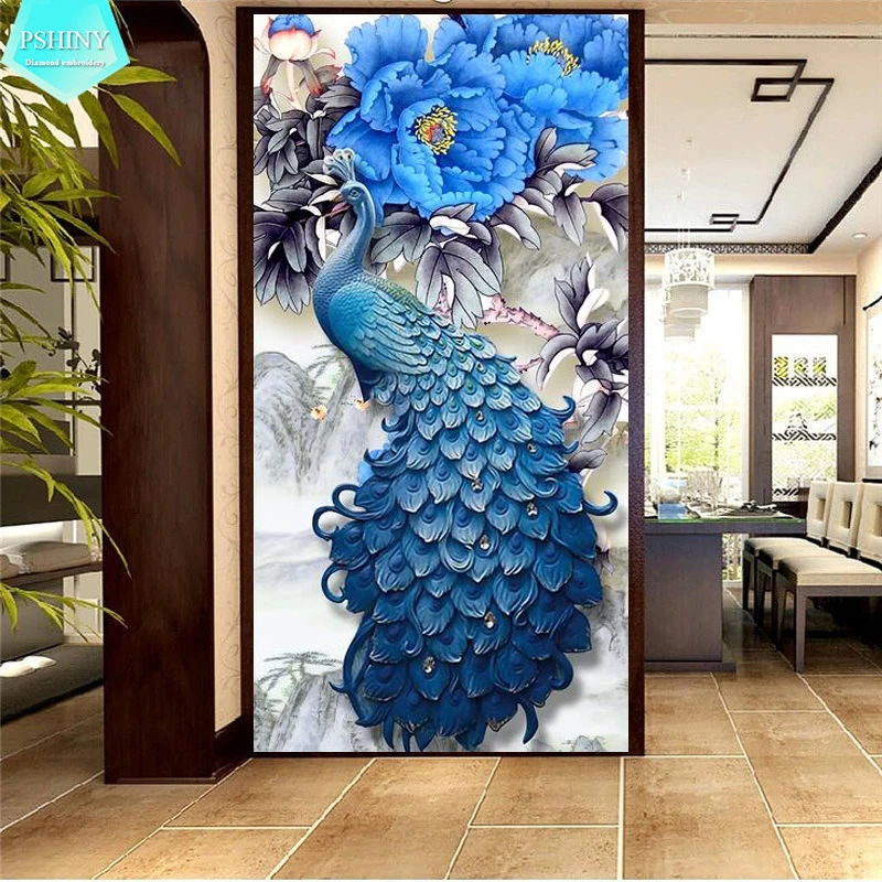 PSHINY 5D DIY Diamond embroidery sale blue Peacock Full Round rhinestone Home Decor Diamond Paintings cross stich
PSHINY 5D DIY Diamond embroidery sale blue Peacock Full Round rhinestone Home Decor Diamond Paintings cross stich