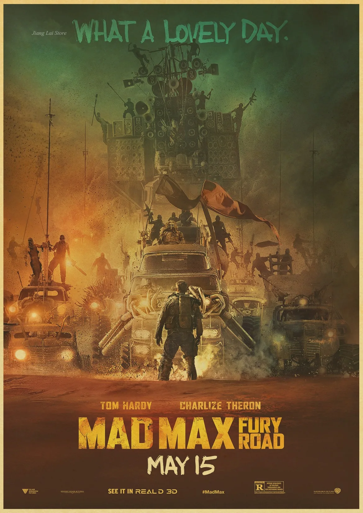 Фильм триллер Mad Max 4 винтажный бумажный постер настенная живопись украшение для