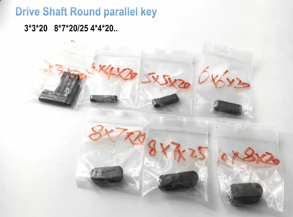 10X Drive Shaft Round parallel key,3*3*20 8*7*20/25 4*4*20..Machine shaft key,Parallel keyway
10X Drive Shaft Round parallel key,3*3*20 8*7*20/25 4*4*20..Machine shaft key,Parallel keyway