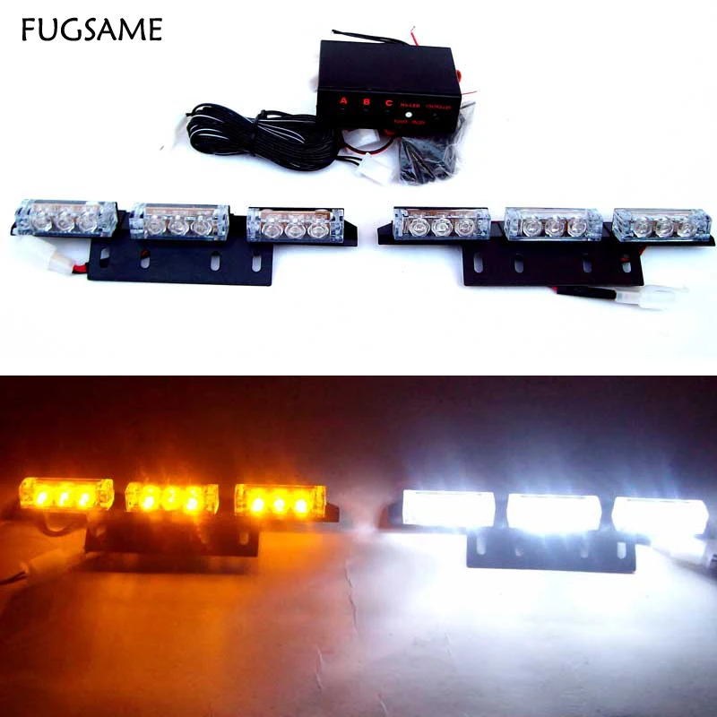 2 X 9 LED auto Flash strobe lamp bulbs LED car vehicle warning Lights emergency 18 led 3 flashing modes lighting White
2 X 9 LED auto Flash strobe lamp bulbs LED car vehicle warning Lights emergency 18 led 3 flashing modes lighting White