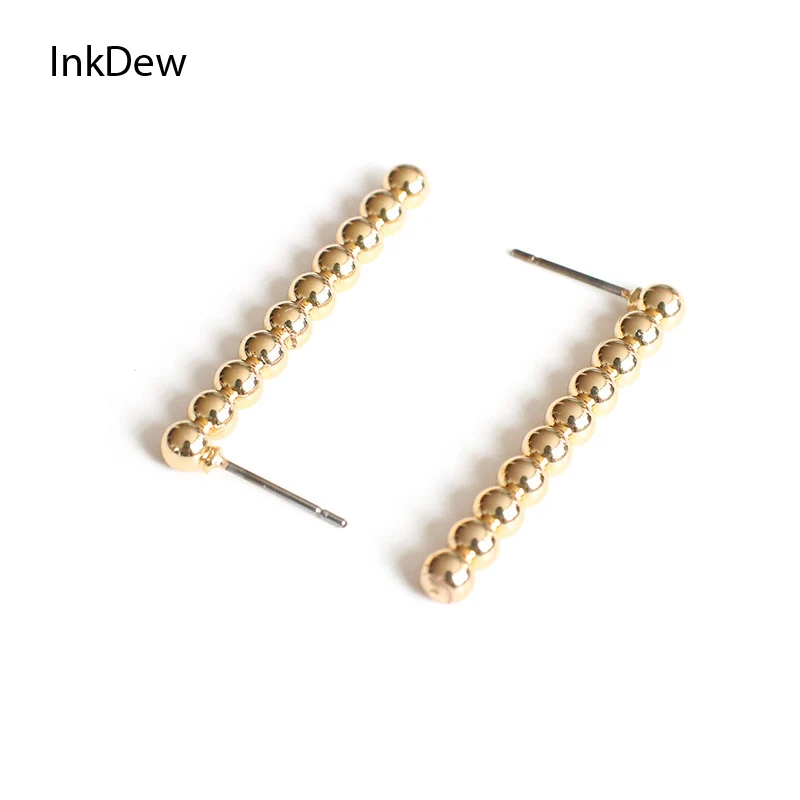 GWACC Bead Stud Earrings Plated Gold Earrings For Women Fashion Simple Earrings Jewelry Creative Personality Women's Earrings
GWACC Bead Stud Earrings Plated Gold Earrings For Women Fashion Simple Earrings Jewelry Creative Personality Women's Earrings