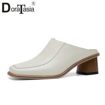 DORATASIA 2019 Summer New Leather Women Sandals Half Drag Women's Shoes Ladies Casual Slippers
DORATASIA 2019 Summer New Leather Women Sandals Half Drag Women's Shoes Ladies Casual Slippers