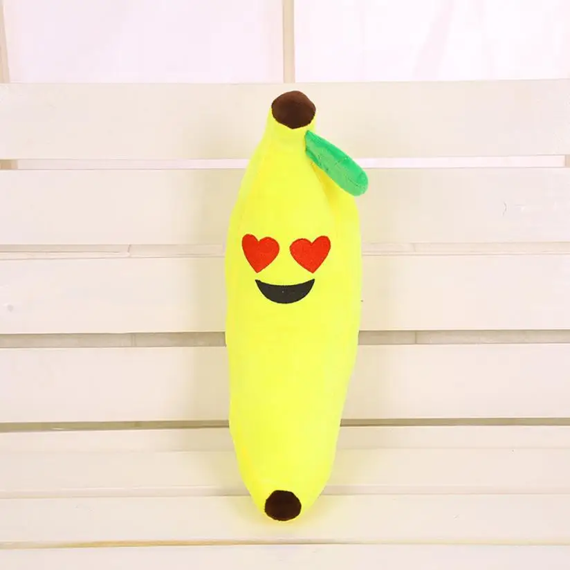 Hot Sale Lovely Emoji Fruit Banana Pillow Cushions Head Cushion