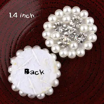 30pcs 1.4" Rhinestone Pearl Button Alloy rhinestone Buttons in Siver Flat Back Embellishments RMM331
30pcs 1.4" Rhinestone Pearl Button Alloy rhinestone Buttons in Siver Flat Back Embellishments RMM331