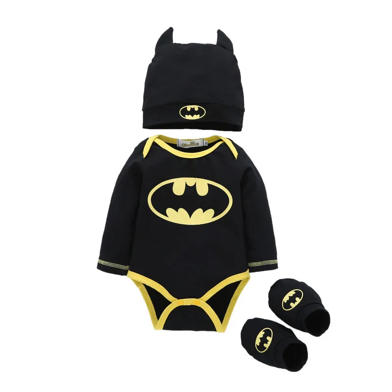 2018 Baby Clothes Newborn Bodysuits Toddler Infant Autumn/Spring Cotton 3pcs Long Sleeve Bodysuit+ Cap+Shoes Black Clothing Sets
2018 Baby Clothes Newborn Bodysuits Toddler Infant Autumn/Spring Cotton 3pcs Long Sleeve Bodysuit+ Cap+Shoes Black Clothing Sets