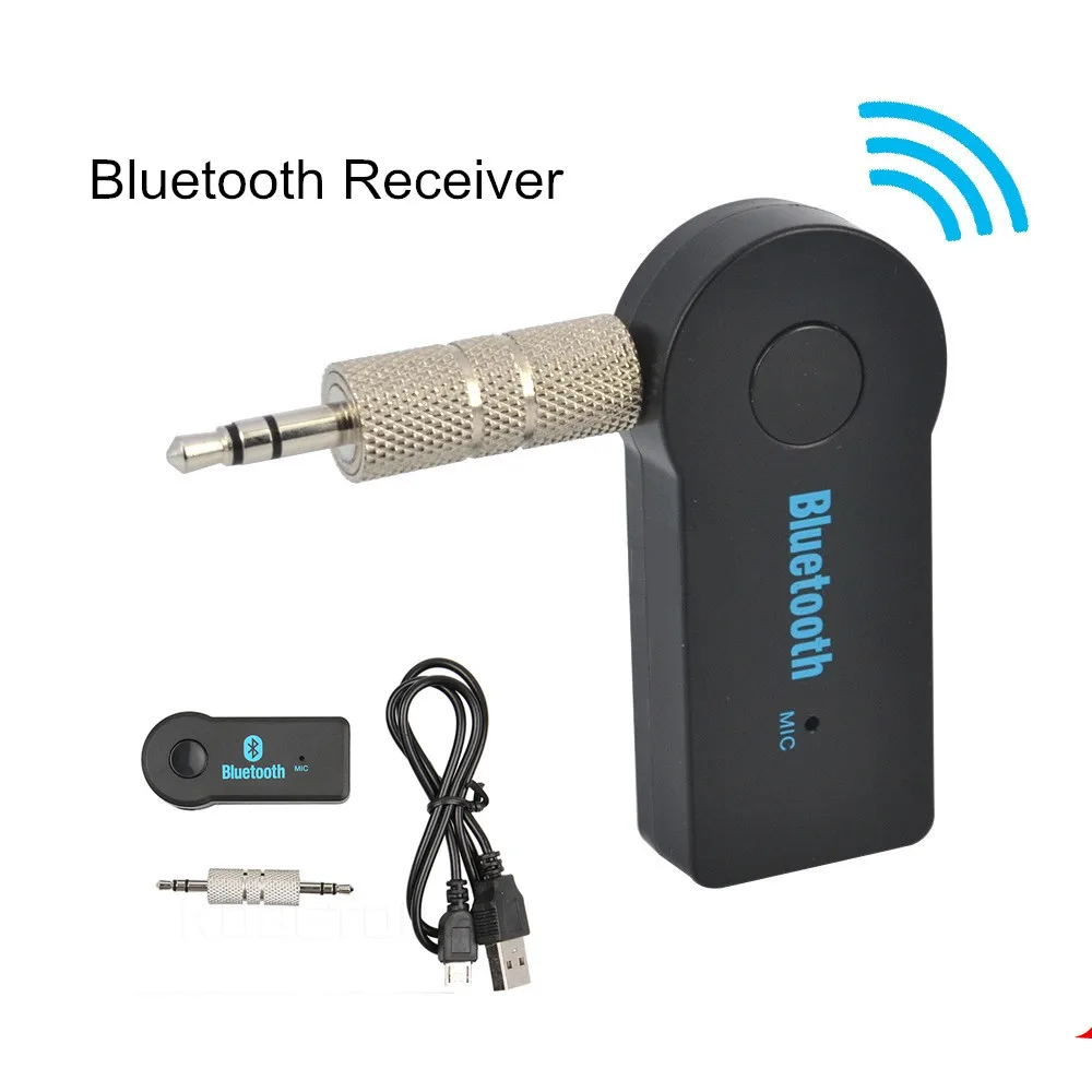 USB Aux 3.5mm Bluetooth Receiver handsfree car kit stereo Audio Music For Headphone PC PSP cable adapter mic build in battery
USB Aux 3.5mm Bluetooth Receiver handsfree car kit stereo Audio Music For Headphone PC PSP cable adapter mic build in battery
