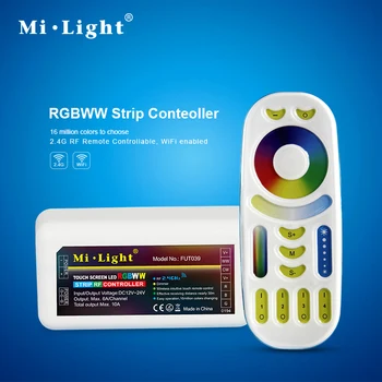 Mi Light 2.4G Mi Light RGBWW Led Remote Controller and 2.4G RGBWW LED Controller for Led Strip Bulb Downlight
Mi Light 2.4G Mi Light RGBWW Led Remote Controller and 2.4G RGBWW LED Controller for Led Strip Bulb Downlight