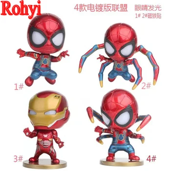 Rohyi 4 style 4pcs Avengers 3 Action Figure Hand Flash Spider-Man Iron Man 1# and 2# Magnet Sticker Doll Decoration
Rohyi 4 style 4pcs Avengers 3 Action Figure Hand Flash Spider-Man Iron Man 1# and 2# Magnet Sticker Doll Decoration