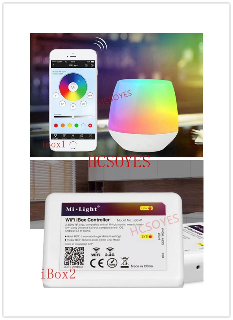2.4GHz WiFi iBox Smart Light iBox1/WiFi iBox Controller iBox2 DC5V Hub RF Remote wifi ler with RGB light Wireless mi light
2.4GHz WiFi iBox Smart Light iBox1/WiFi iBox Controller iBox2 DC5V Hub RF Remote wifi ler with RGB light Wireless mi light