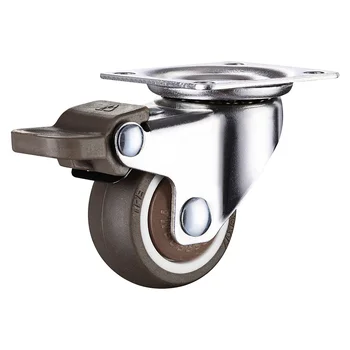 1pc Furniture Casters Wheels Soft Rubber Swivel Caster Silver Roller Wheel For Platform Trolley Chair Household Accessory
1pc Furniture Casters Wheels Soft Rubber Swivel Caster Silver Roller Wheel For Platform Trolley Chair Household Accessory