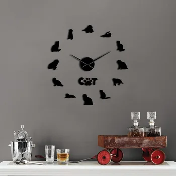 Scottish Fold Cat DIY 3D Acrylic Wall Clock Kitten Art Silent Unique Decorative Clock 3D Hanging Wall Watch No Ticking Sound
Scottish Fold Cat DIY 3D Acrylic Wall Clock Kitten Art Silent Unique Decorative Clock 3D Hanging Wall Watch No Ticking Sound