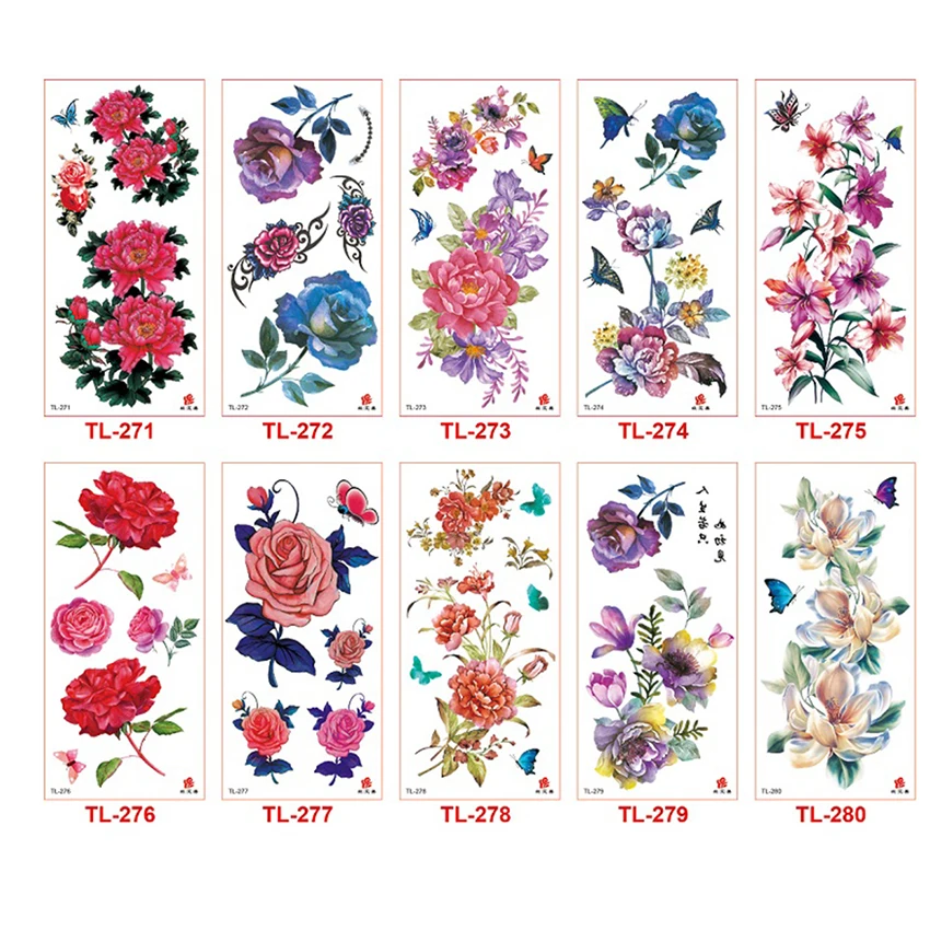 Fake Temporary Henna Tattoo Stickers For Women Leg Arm Shoulder Flower Tattoo Body Sticker
Fake Temporary Henna Tattoo Stickers For Women Leg Arm Shoulder Flower Tattoo Body Sticker