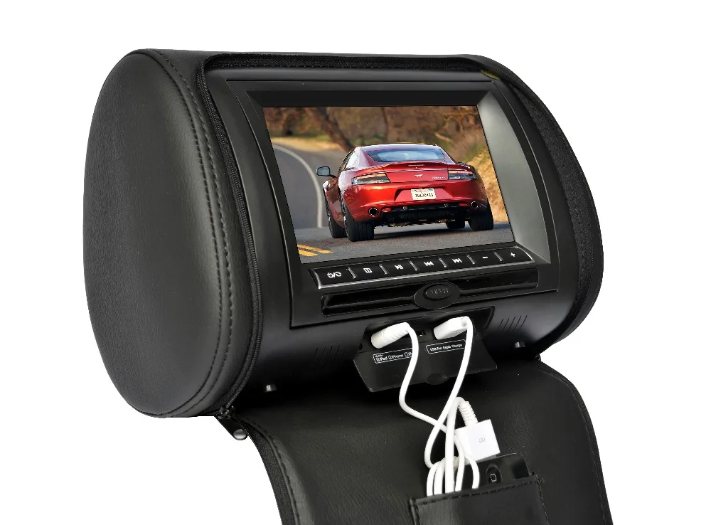 2x 7 inch Leather Cover Car Headrest Monitor DVD Video Player TFT LCD Screen Support USB/SD/FM/Game/Speaker Wireless Headphone
2x 7 inch Leather Cover Car Headrest Monitor DVD Video Player TFT LCD Screen Support USB/SD/FM/Game/Speaker Wireless Headphone