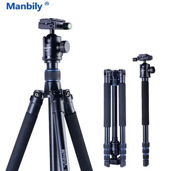 Manbily AZ300 Magnalium Alloy Professional Tripod For DSLR Camera Compact Travel Tripod Monopod With KF-0 Ball Head QR Plate SLR
Manbily AZ300 Magnalium Alloy Professional Tripod For DSLR Camera Compact Travel Tripod Monopod With KF-0 Ball Head QR Plate SLR