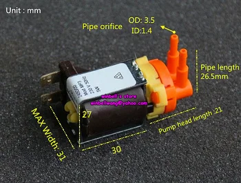 Original Invensys 220V -240V Self-priming Pump 5W micro Electromagnetic pump low flow rate steam iron pump~
Original Invensys 220V -240V Self-priming Pump 5W micro Electromagnetic pump low flow rate steam iron pump~