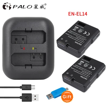 2Pcs EN-EL14 EN-EL14a ENEL14 EN EL14 EL14a Battery + LED USB Dual Charger for Nikon D3100 D3200 D3300 D5100 D5200 D5300 P7000
2Pcs EN-EL14 EN-EL14a ENEL14 EN EL14 EL14a Battery + LED USB Dual Charger for Nikon D3100 D3200 D3300 D5100 D5200 D5300 P7000