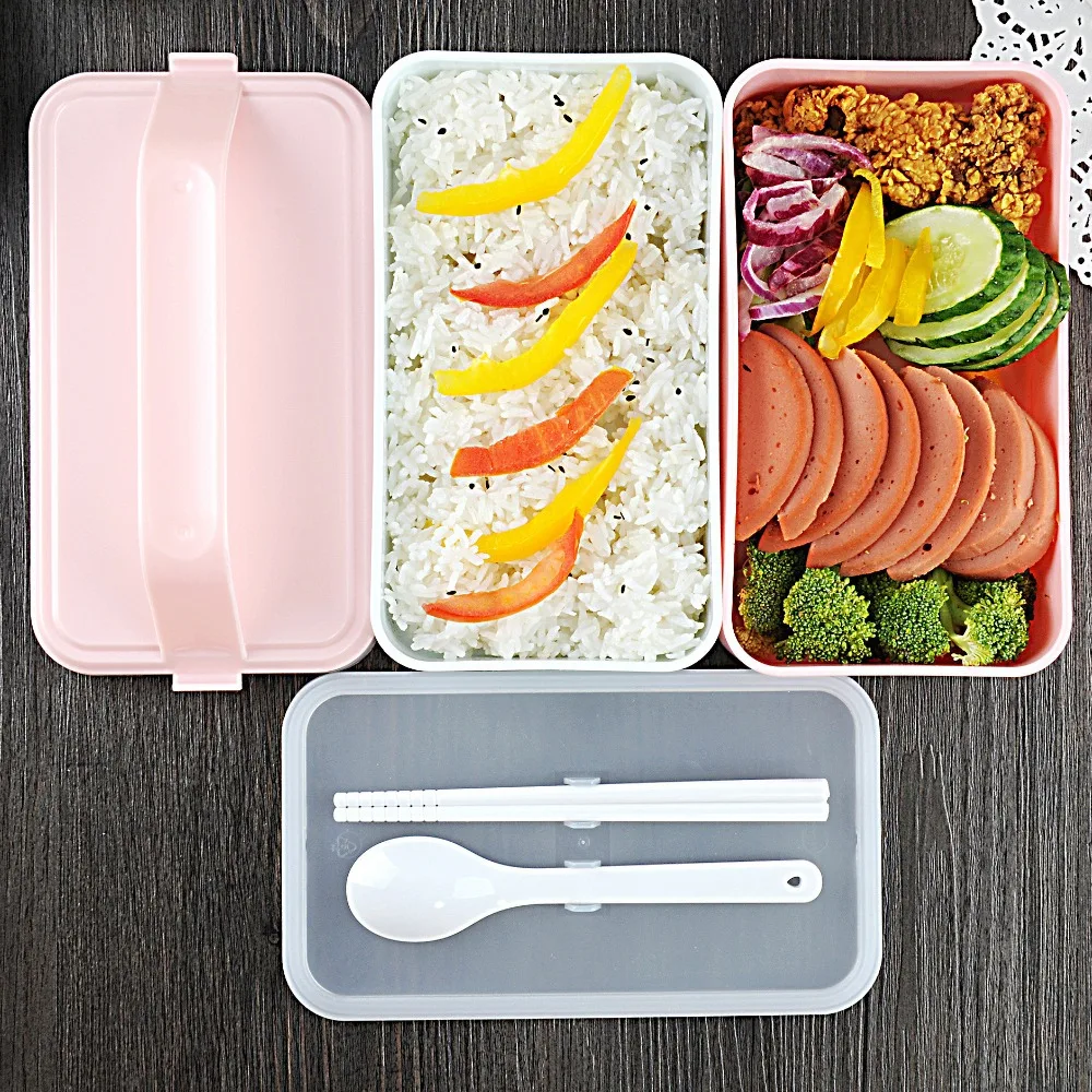 INMYLIFE 950ml Healthy Material 2 Layer Portable Lunch Box Rectangle Bento Boxes Microwave Dinnerware Food Storage Container
INMYLIFE 950ml Healthy Material 2 Layer Portable Lunch Box Rectangle Bento Boxes Microwave Dinnerware Food Storage Container