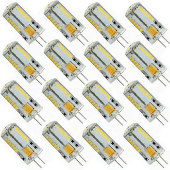 16 Pack G4 LED Light bulb 57 SMD3014 Energy Saving Lamp 7W AC/DC 12V 600-700LM Cool Warm White 360 Beam Angle Silica gel
16 Pack G4 LED Light bulb 57 SMD3014 Energy Saving Lamp 7W AC/DC 12V 600-700LM Cool Warm White 360 Beam Angle Silica gel