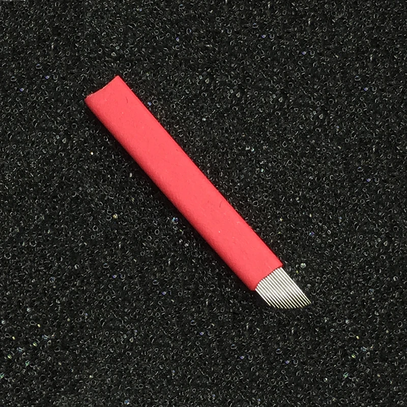 14 Pins 0.18mm needle Permanent Makeup Eyebrow Tatoo Blade Microblading Needles For 3D Embroidery Manual Tattoo Pen Machine
14 Pins 0.18mm needle Permanent Makeup Eyebrow Tatoo Blade Microblading Needles For 3D Embroidery Manual Tattoo Pen Machine